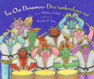 Carte Ten Oni Drummers / Diez Tamborileros Oni Matthew Gollub