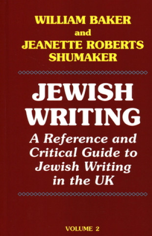 Livre Jewish Writing William Baker