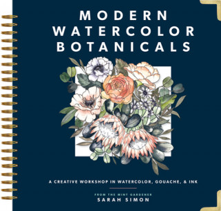Carte Modern Watercolor Botanicals Sarah Simon