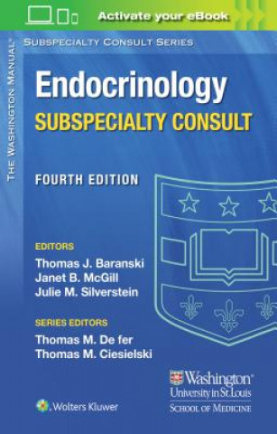 Kniha Washington Manual Endocrinology Subspecialty Consult Janet McGill