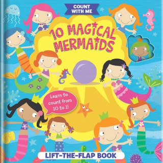 Könyv 10 Magical Mermaids: A Lift-The-Flap Book Becky Weerasekera