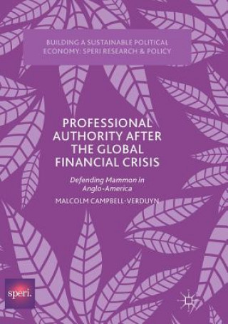Knjiga Professional Authority After the Global Financial Crisis MA CAMPBELL-VERDUYN