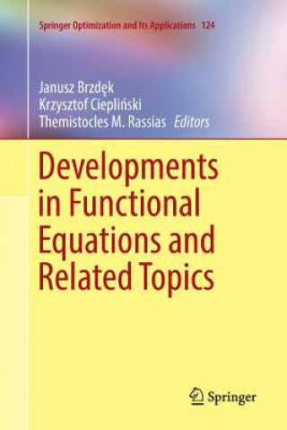 Carte Developments in Functional Equations and Related Topics Janusz Brzdek