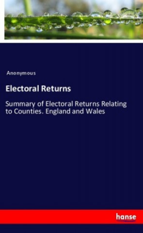 Knjiga Electoral Returns Anonym