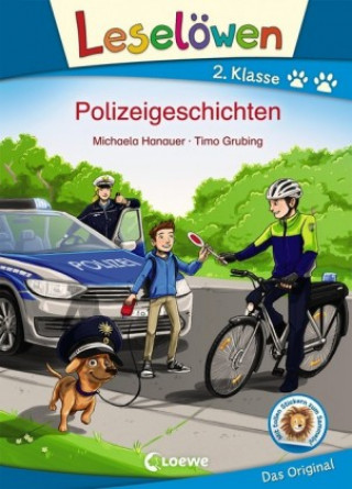 Carte Leselöwen - Polizeigeschichten Michaela Hanauer