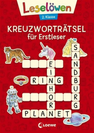 Книга Leselöwen Kreuzworträtsel für Leseprofis - 2. Klasse (Rot) Katrin Merle
