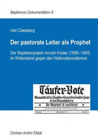 Könyv pastorale Leiter als Prophet Veit Claesberg
