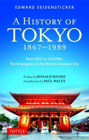 Könyv History of Tokyo 1867-1989 Donald Richie