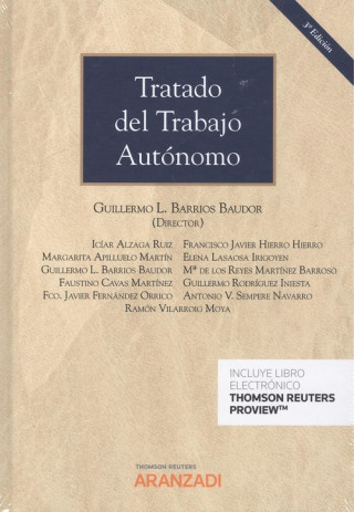 Книга TRATADO DEL TRABAJO AUTÓNOMO (DÚO) GUILLERMO L. BARRIOS BAUDOR