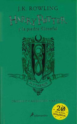 Kniha Harry Potter y la piedra filosofal (20 Aniv. Slytherin) / Harry Potter and the S orcerer's Stone (Slytherin) J.K. ROWLING