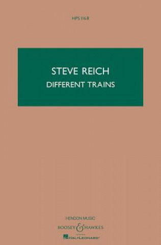 Buch Different Trains: For String Quartet and Pre-Recorded Performance Tape Steve Reich