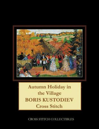 Carte Autumn Holiday in the Village Cross Stitch Collectibles