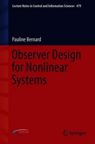 Knjiga Observer Design for Nonlinear Systems Pauline Bernard