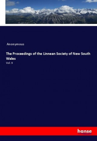 Carte The Proceedings of the Linnean Society of New South Wales Anonym