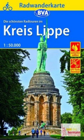 Printed items Radwanderkarte BVA Radwandern im Kreis Lippe 1:50.000 