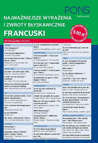 Könyv Błyskawicznie zwroty i wyrażenia francuskie 