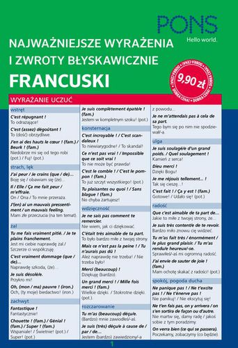 Carte Błyskawicznie zwroty i wyrażenia francuskie 