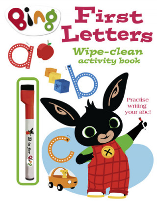 Knjiga First Letters Wipe-clean activity book 