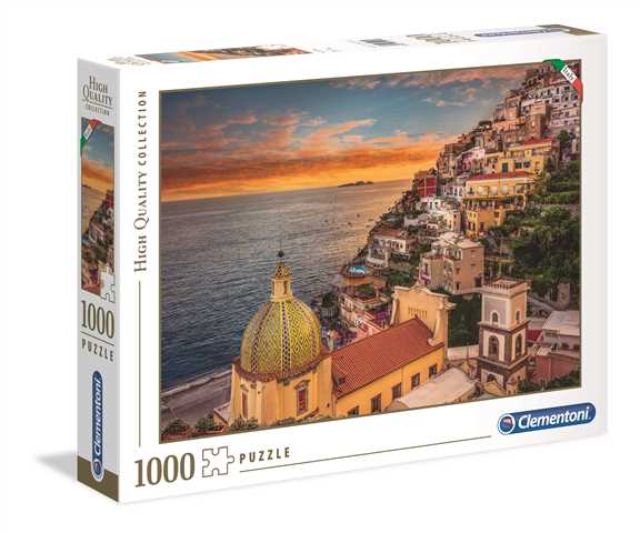 Hra/Hračka Puzzle Italian collection Positano 1000 dílků 