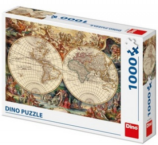 Hra/Hračka Puzzle 1000 Historická mapa 