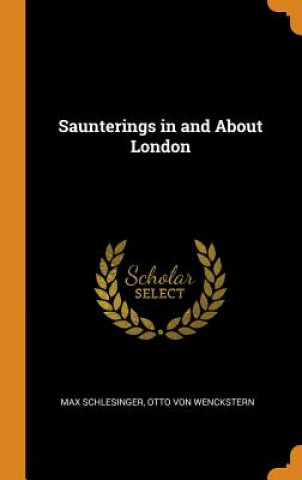 Boek Saunterings in and about London MAX SCHLESINGER