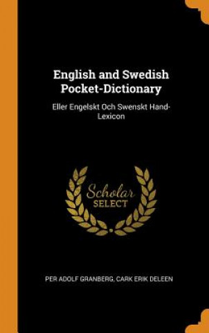 Könyv English and Swedish Pocket-Dictionary PER ADOLF GRANBERG