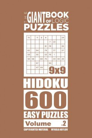 Kniha Giant Book of Logic Puzzles - Hidoku 600 Easy Puzzles (Volume 2) Mykola Krylov