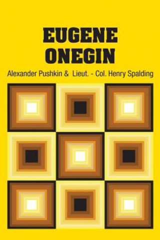 Könyv Eugene Onegin ALEXANDER PUSHKIN