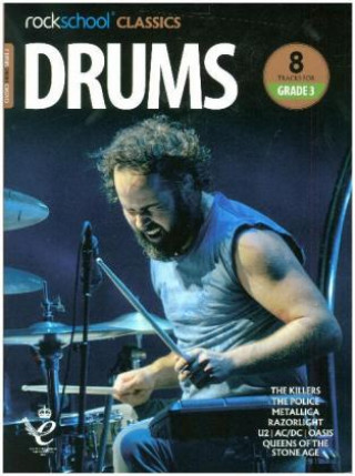 Book ROCKSCHOOL CLASSICS DRUMS GRADE 3 2018 B 