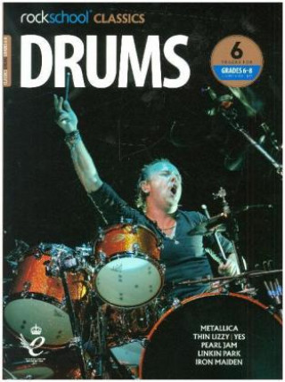 Knjiga ROCKSCHOOL CLASSICS DRUMS GRADE 68 2018 