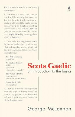 Kniha Scots Gaelic George McLennan