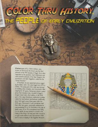 Knjiga People of Early Civilization LEARN & COLOR BOOKS