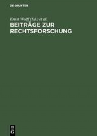 Knjiga Beitrage Zur Rechtsforschung Internationaler Kongreß für Rechtsvergleichung