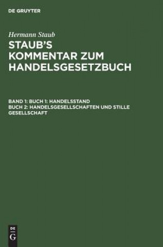 Książka Buch 1 Hermann Staub