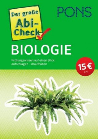 Könyv PONS Der große Abi-Check Biologie 