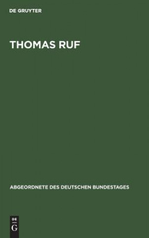 Kniha Thomas Ruf De Gruyter