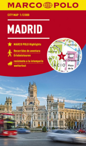 Nyomtatványok MARCO POLO Cityplan Madrid 1:12 000 