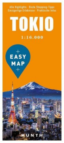 Tiskovina KUNTH EASY MAP Tokio 1:16.000 