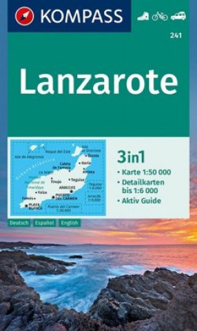 Nyomtatványok LANZAROTE 241 GPS KOMPASS Kompass-Karten Gmbh