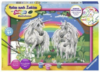 Gra/Zabawka Fabelhafte Einhornwelt Malen nach Zahlen Serie C 