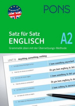 Książka PONS Satz für Satz Englisch A2 