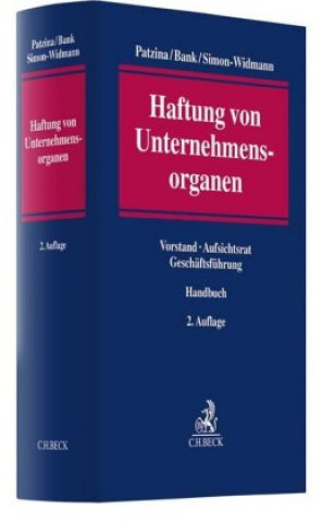 Kniha Haftung von Unternehmensorganen Reinhard Patzina