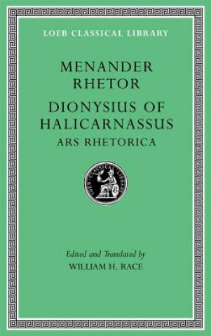 Kniha Menander Rhetor. Dionysius of Halicarnassus, Ars Rhetorica Menander Rhetor