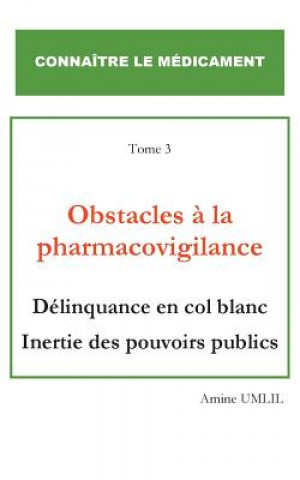Kniha Obstacles a la pharmacovigilance Amine Umlil