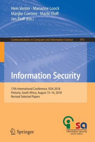 Knjiga Information Security Marijke Coetzee