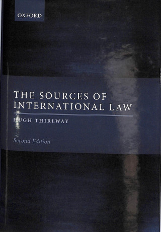 Könyv Sources of International Law Thirlway