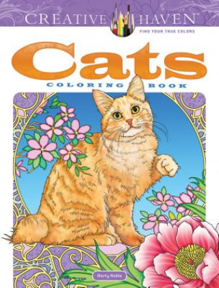 Könyv Creative Haven Cats Coloring Book Marty Noble