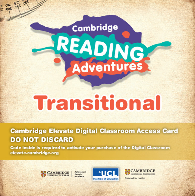 Książka Cambridge Reading Adventures Green to White Bands Transitional Cambridge Elevate Digital Classroom Access Card (1 Year) Sue Bodman