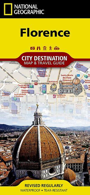 Prasa National Geographic City Destination Map Florence National Geographic Maps