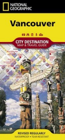 Materiale tipărite National Geographic City Destination Map Vancouver National Geographic Maps